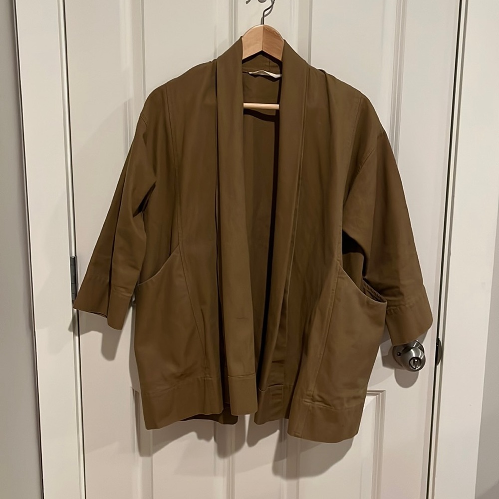 RESERVED for @jg0 - Elizabeth Suzann Clyde Jacket Clay Cotton Canvas XS